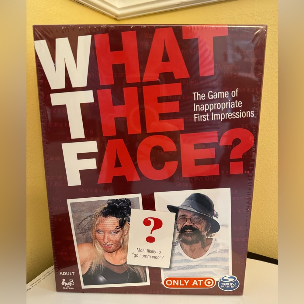 What The Face? game night party adults NEW in sealed box